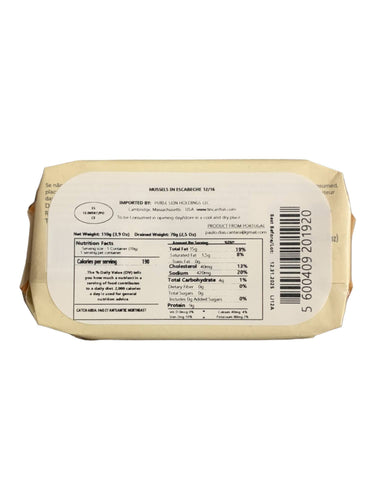 Cantara Brand Mussels in Escabeche - 6 Pack - TinCanFish